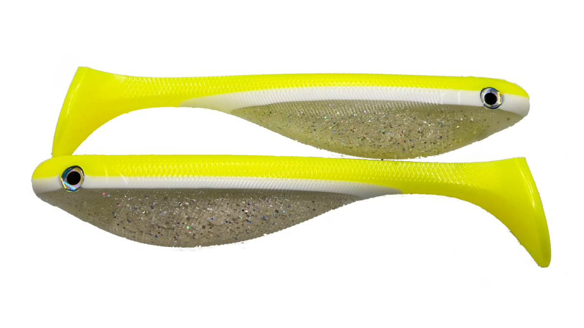 SWIMBAITS BLUE GLITTER SHAD 9, Sassy Minnow Shads
